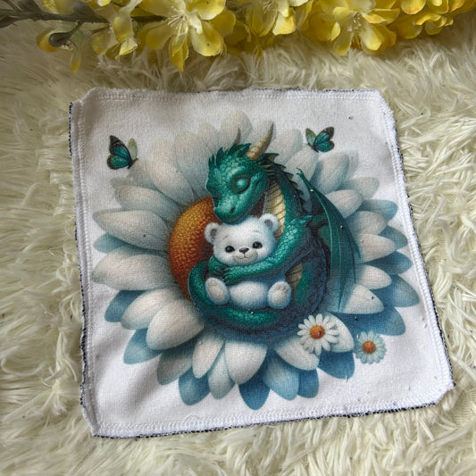 Débarbouillette dino dragon
