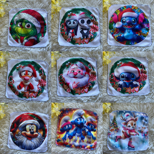 Débarbouillette personnage noel