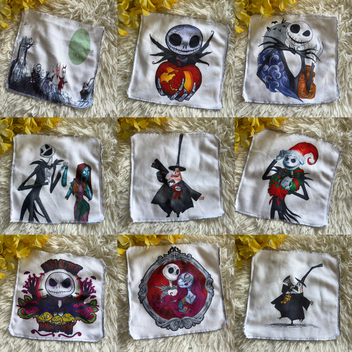 Débarbouillette personnage Halloween jack