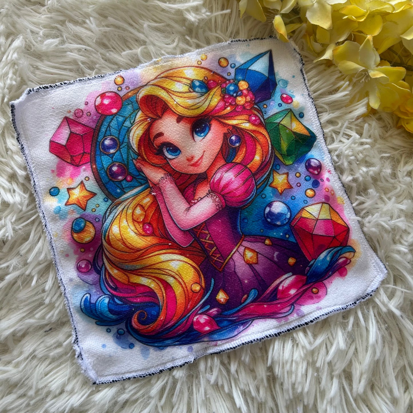 Débarbouillette princesse