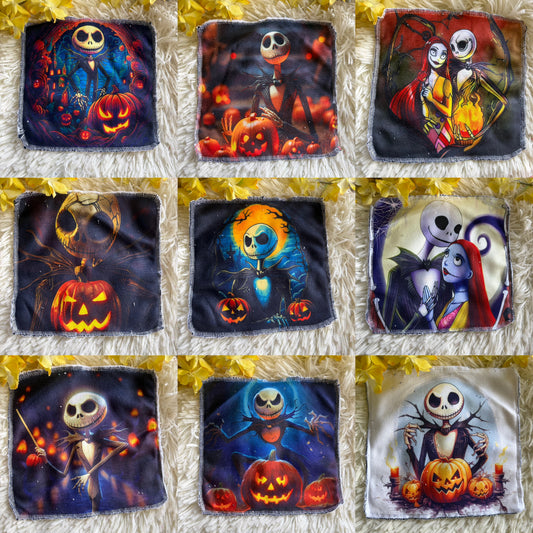 Débarbouillette personnage Halloween jack