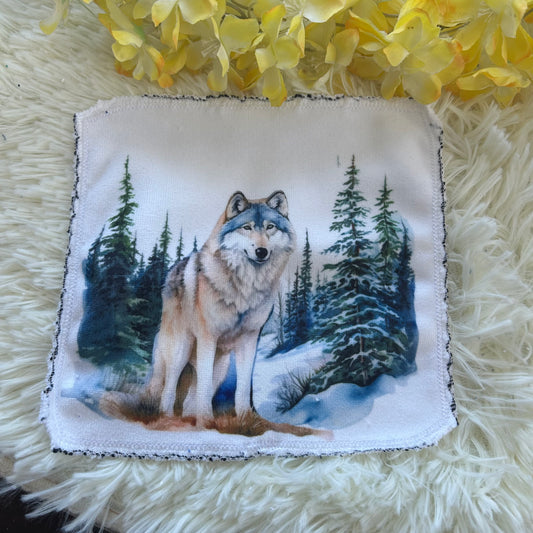 Débarbouillette loup