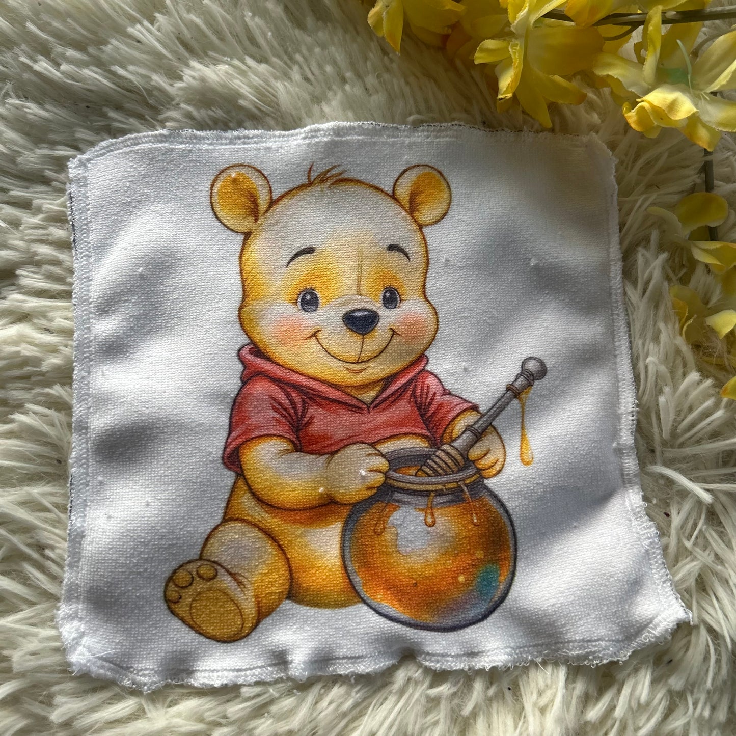 Débarbouillette personnage  ourson