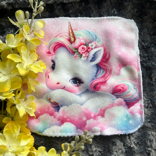 Débarbouillette licorne