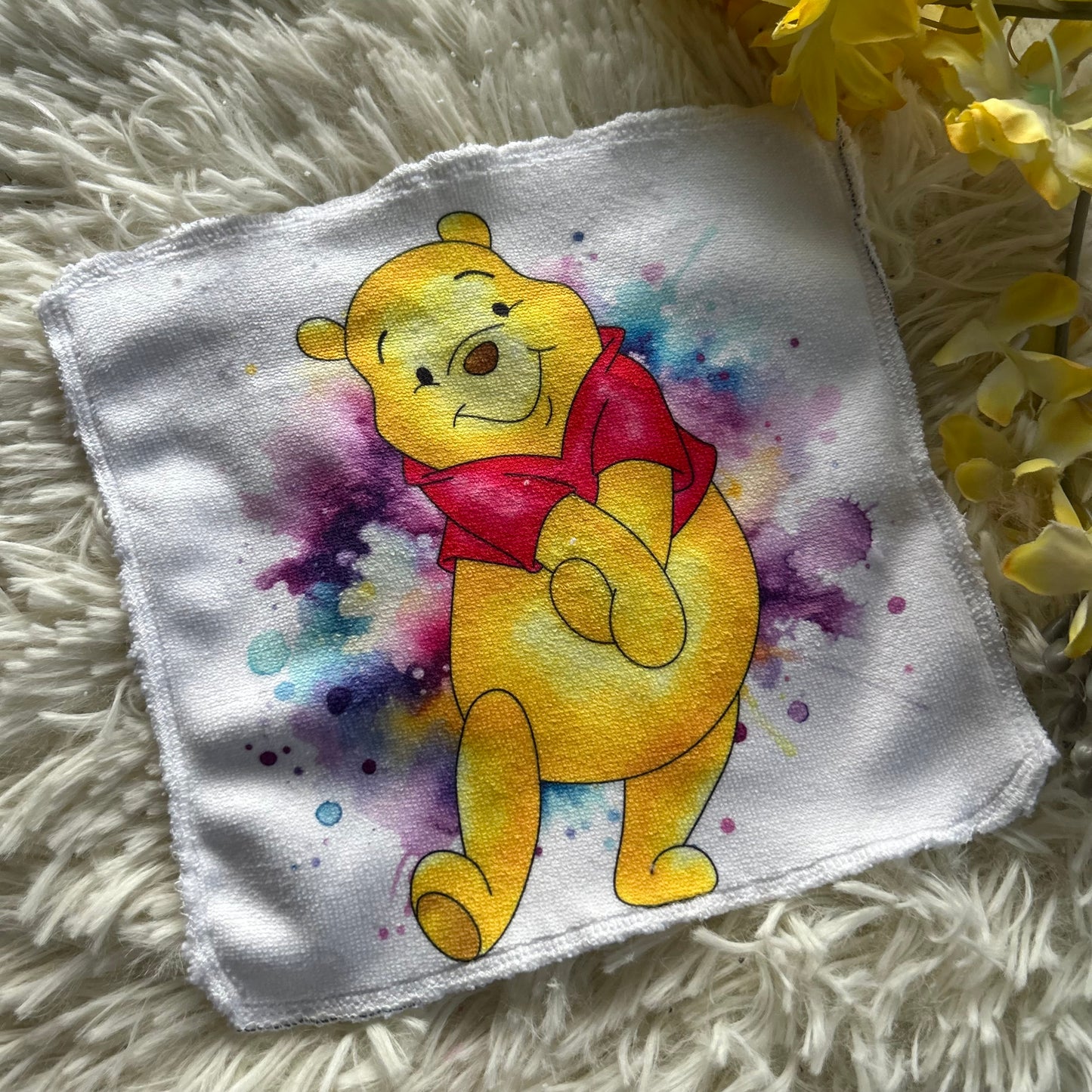 Débarbouillette personnage  ourson lion