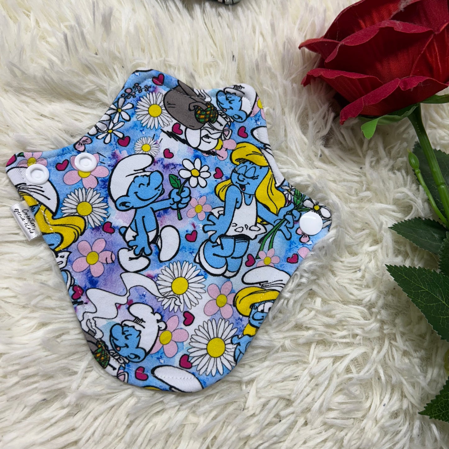 Protège dessous amour personnage bleu