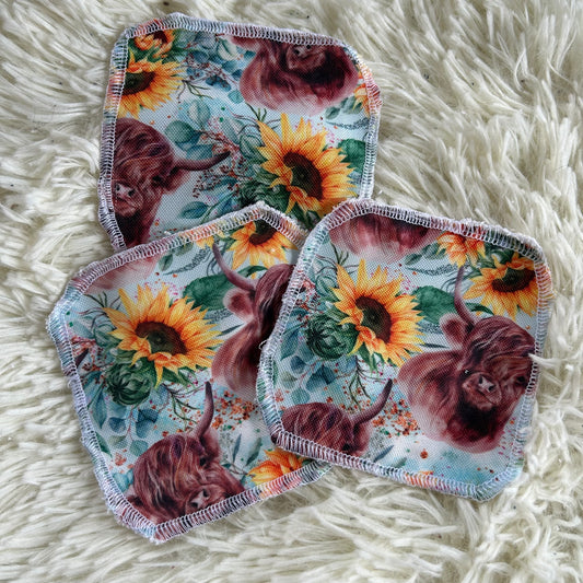 Tampon démaquillant vache