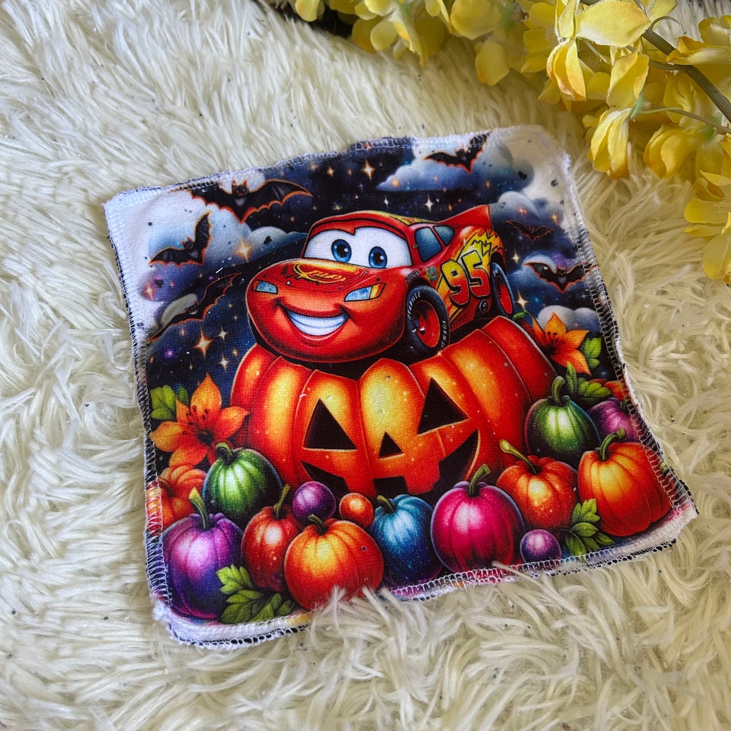 Débarbouillette personnage Halloween