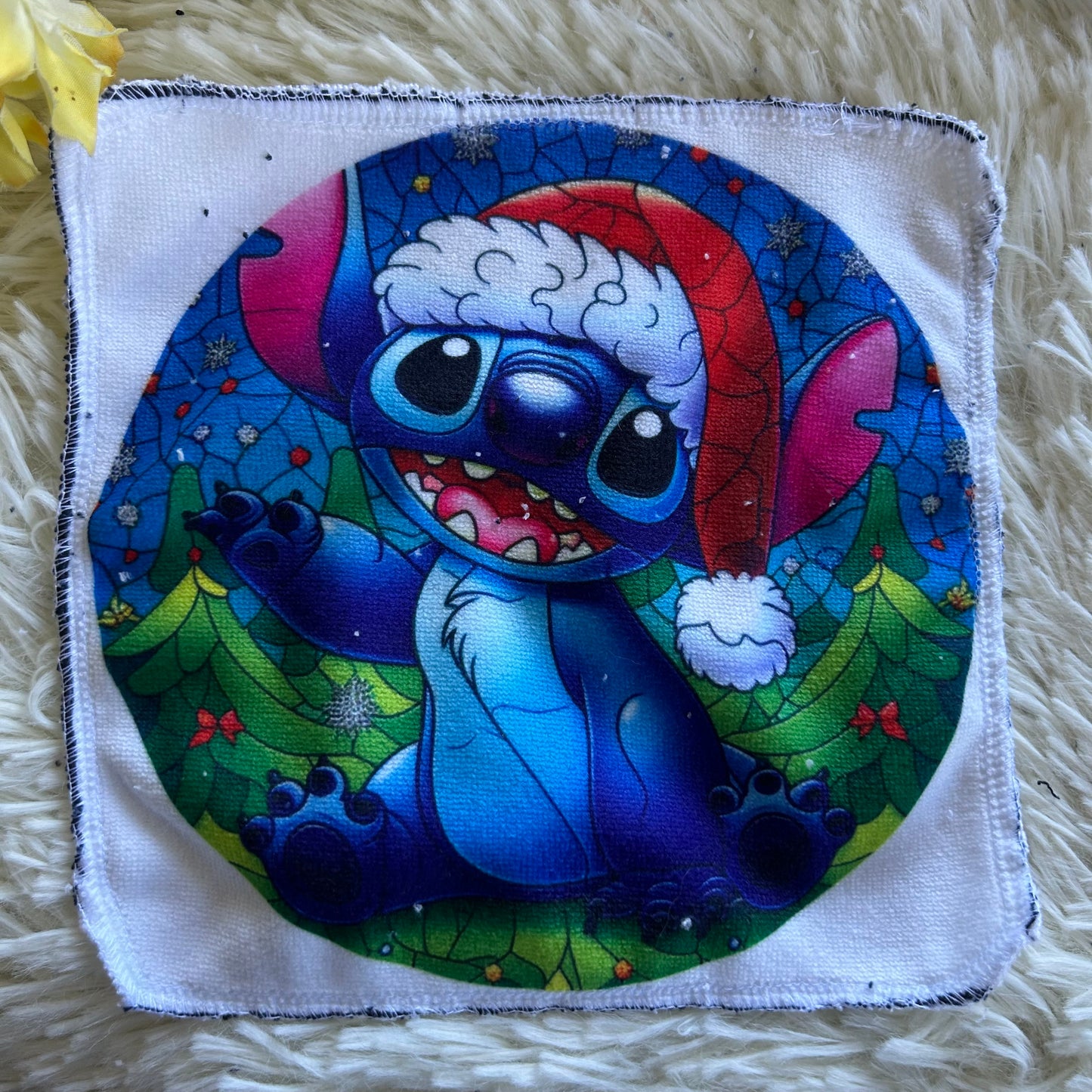 Débarbouillette personnage noel