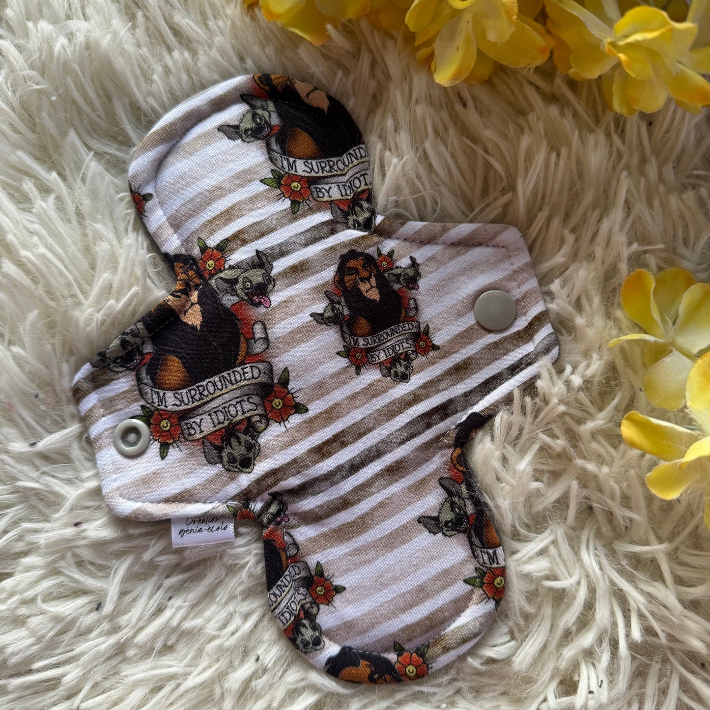 Serviette hygiénique 7” modéré lion 2.2