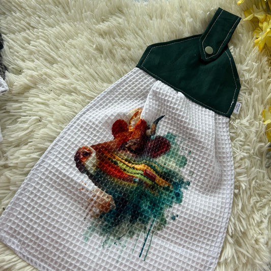 Serviette de four vache