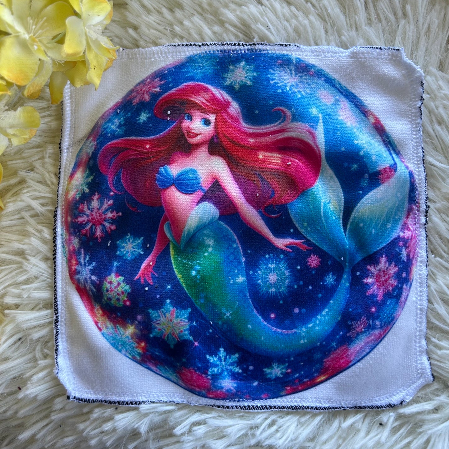 Débarbouillette princesse noel