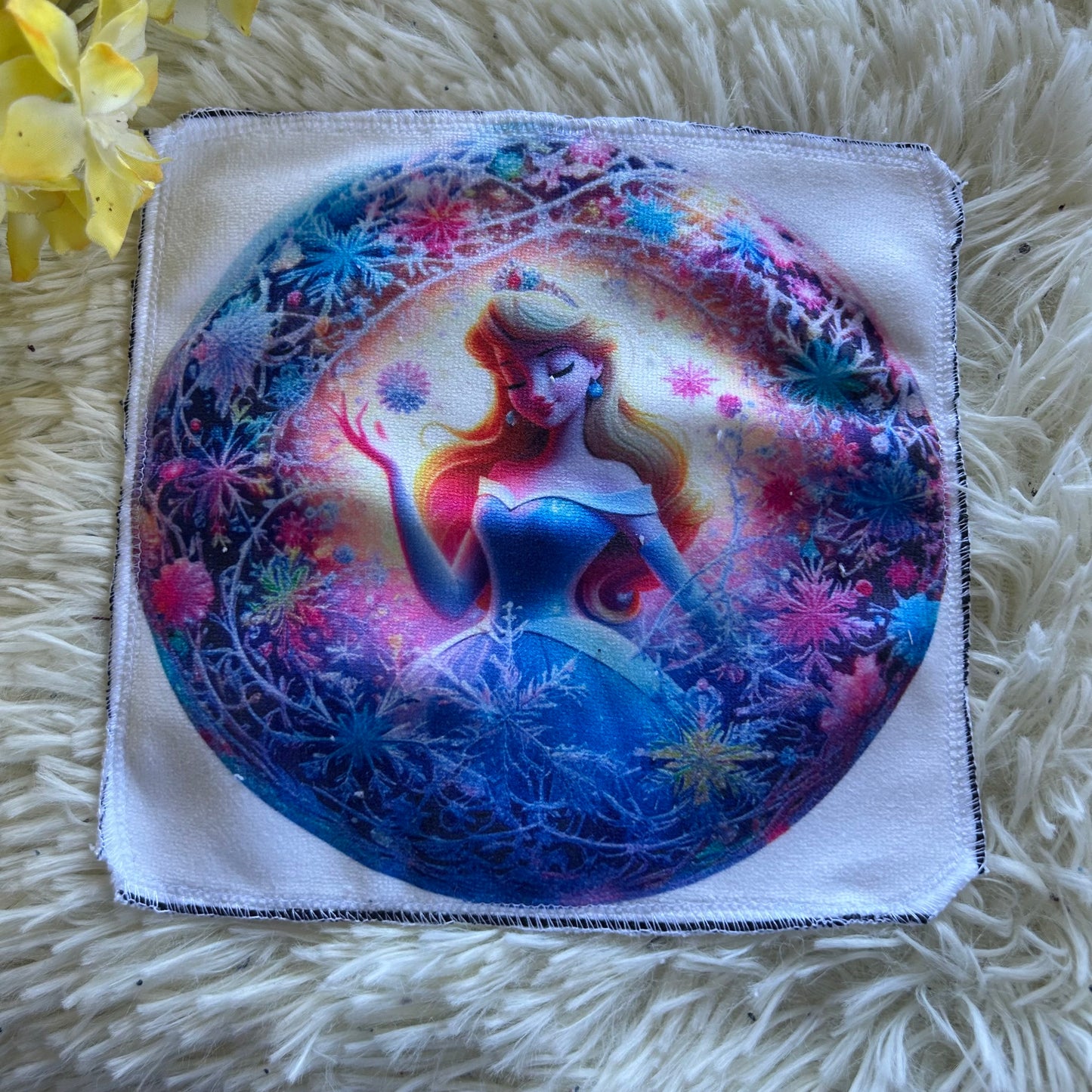 Débarbouillette princesse noel