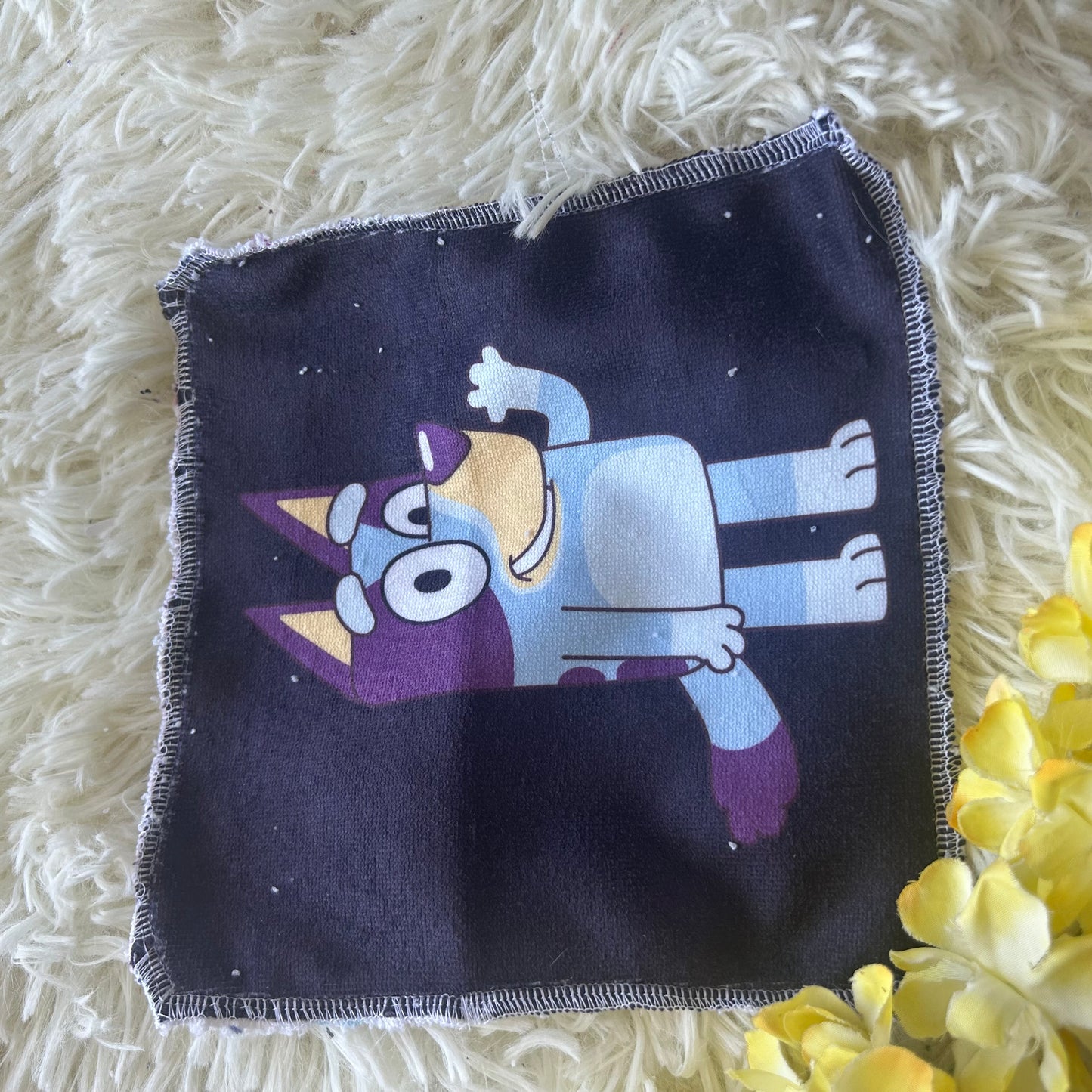 Débarbouillette chien gnomes smores