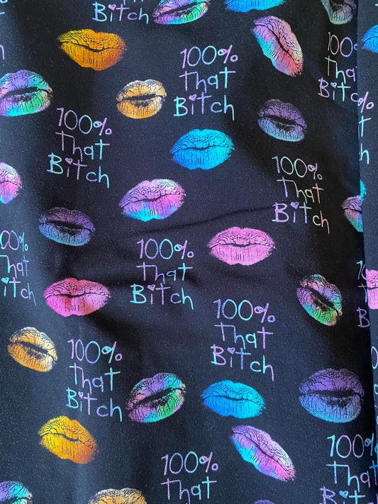 Serviette hygiénique lavable coton lycra bisou