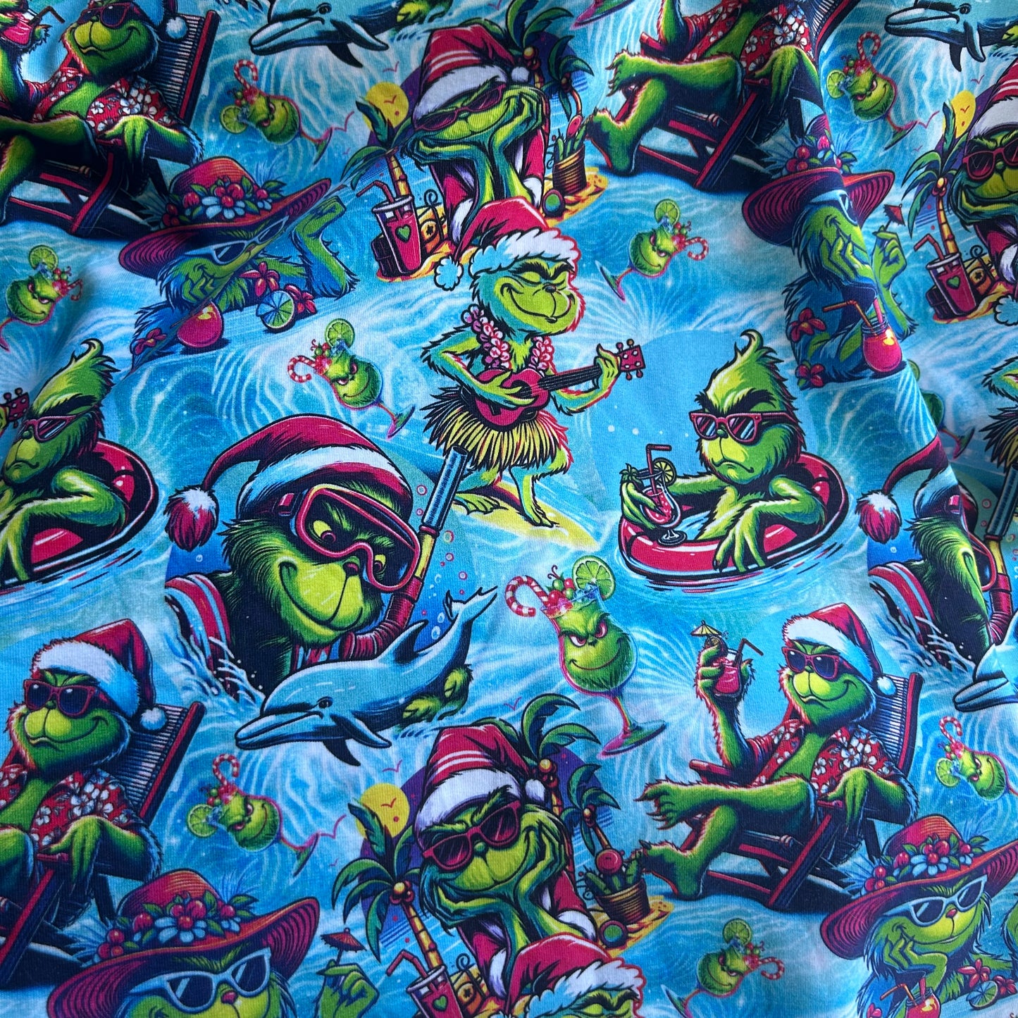 Serviette hygiénique lavable grinch