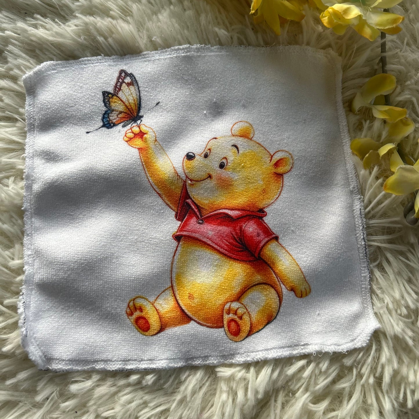 Débarbouillette personnage  ourson