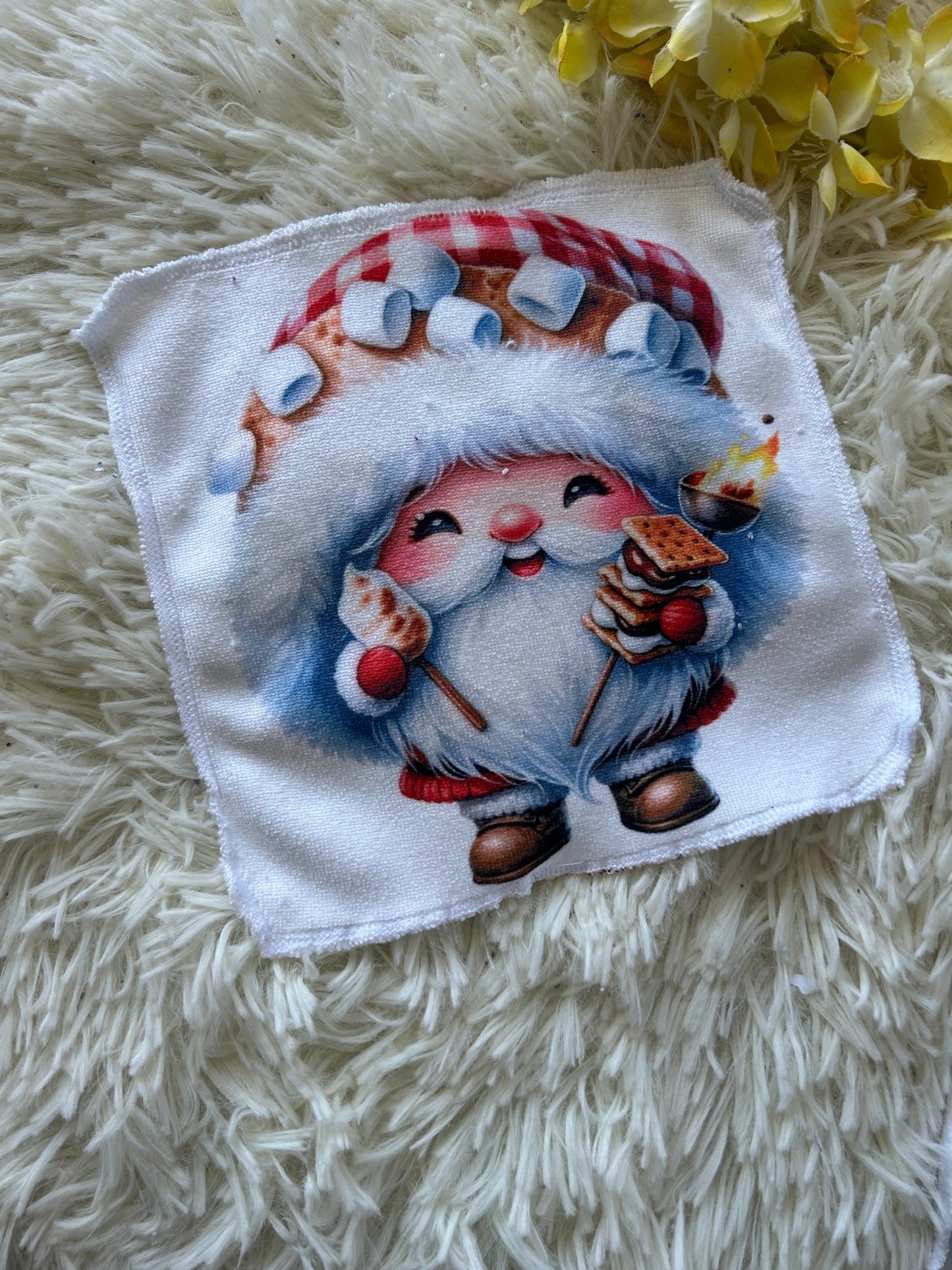 Débarbouillette gnomes smores