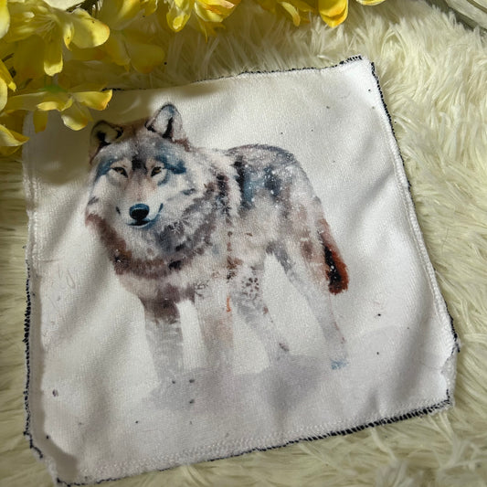Débarbouillette loup