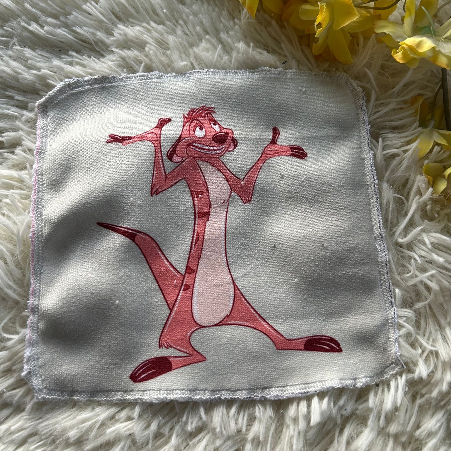Débarbouillette personnage  ourson