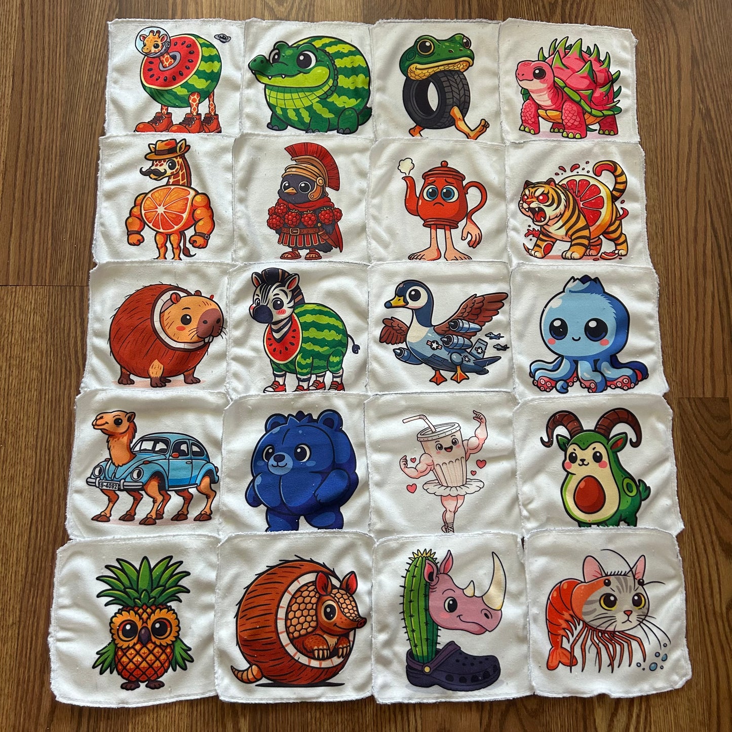 Débarbouillette personnage populaire brain