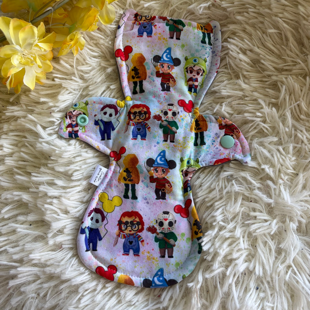 Serviette hygiénique 10“modéré Halloween tueur