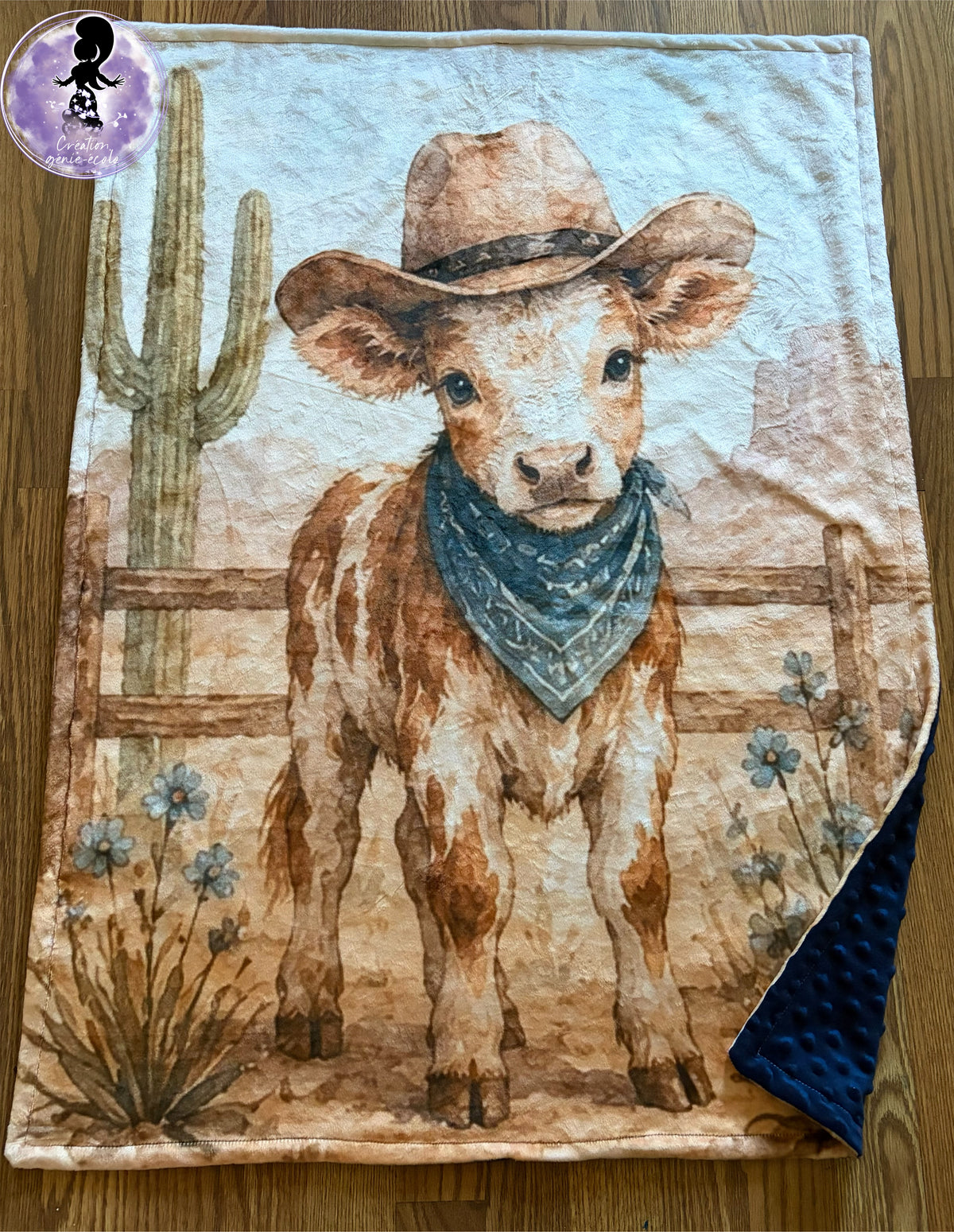 Doudou 30x40 petit cowboy