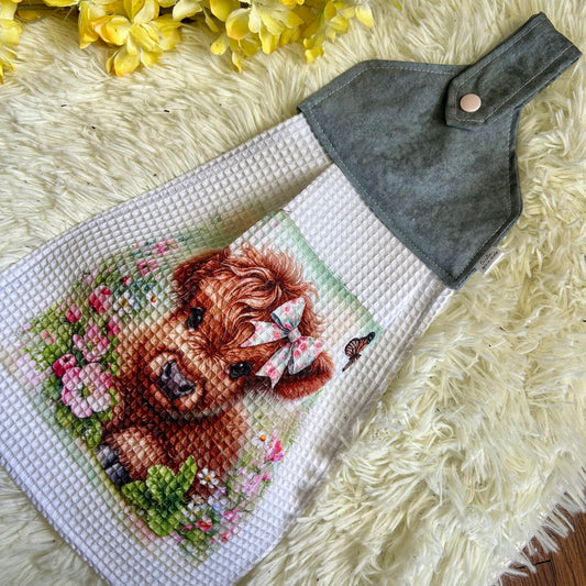 Serviette de four vache
