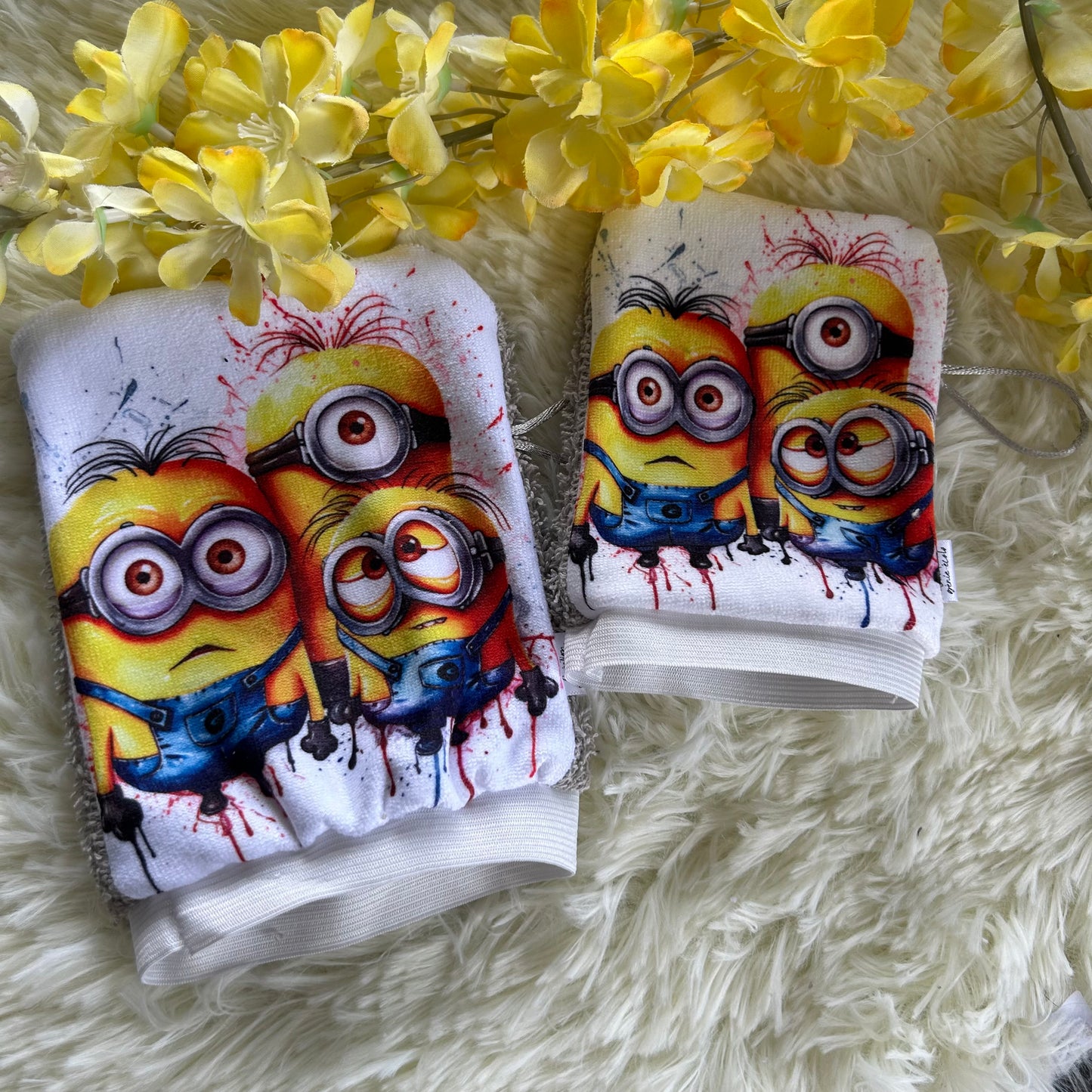 Mitaine de bain minions