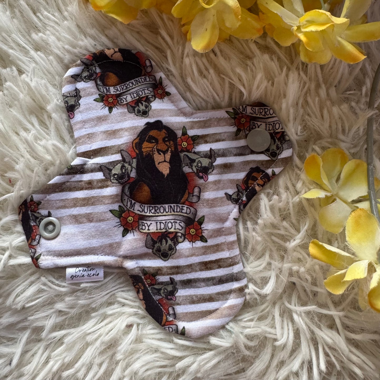 Serviette hygiénique 6“ Protege dessous 2.2 lion