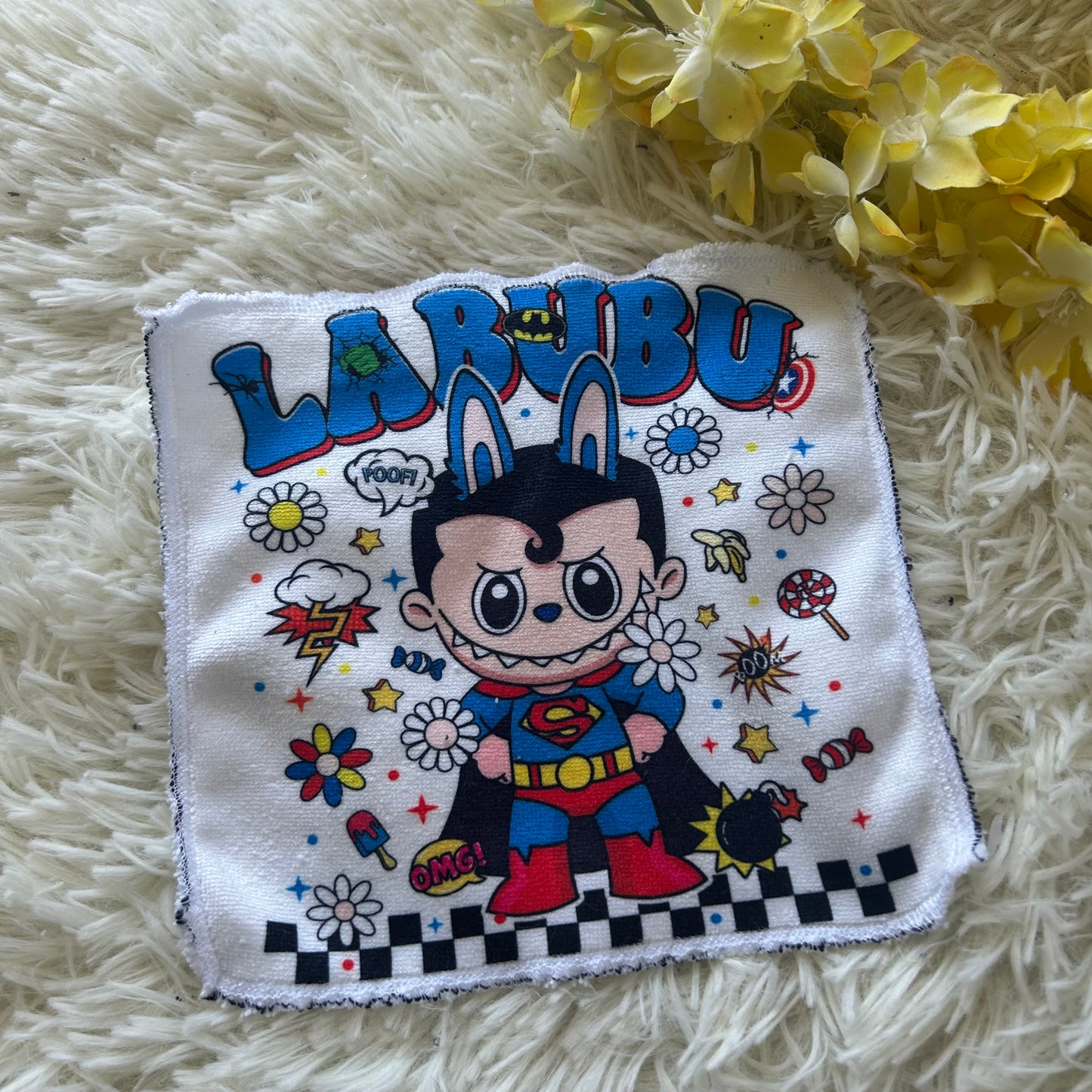 Débarbouillette monstre lafufu
