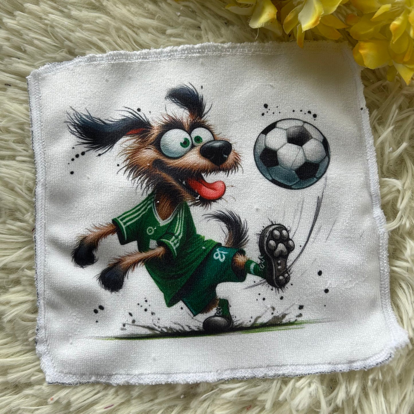 Débarbouillette soccer