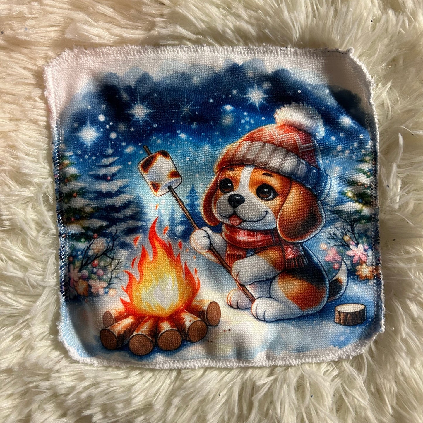 Débarbouillette chien hivers