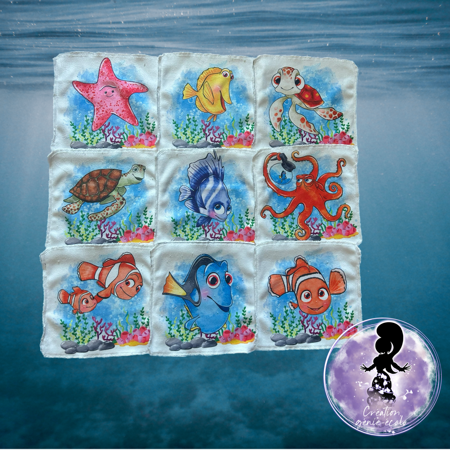 Débarbouillette sous l’ocean (poisson)