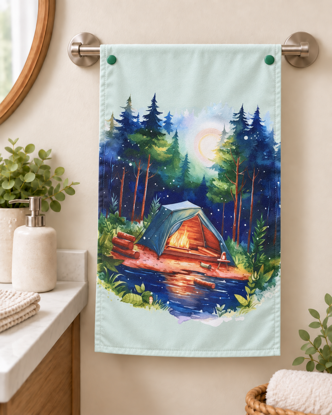 Serviette à main camping