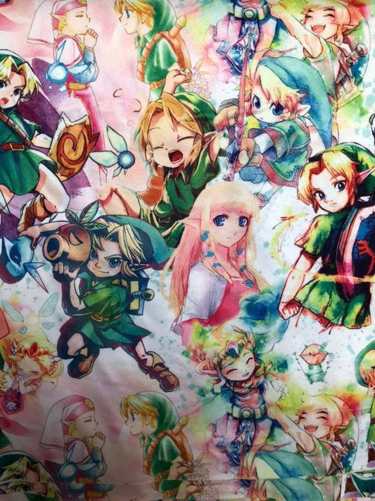 Serviette hygiénique lavable jeux video dbp