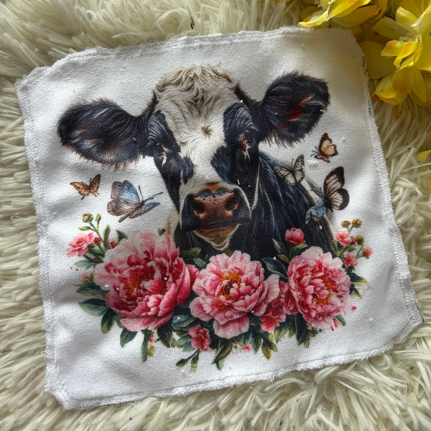 Débarbouillette vache