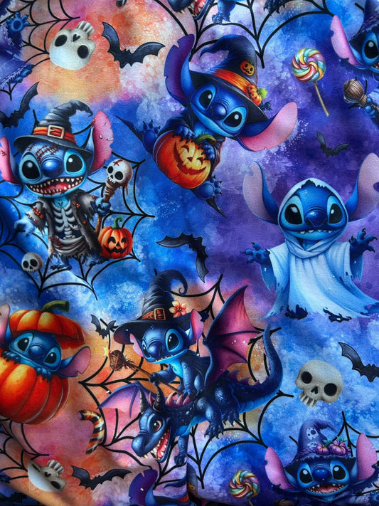 Serviette hygiénique lavable exclusif personnage bleu Halloween dbp