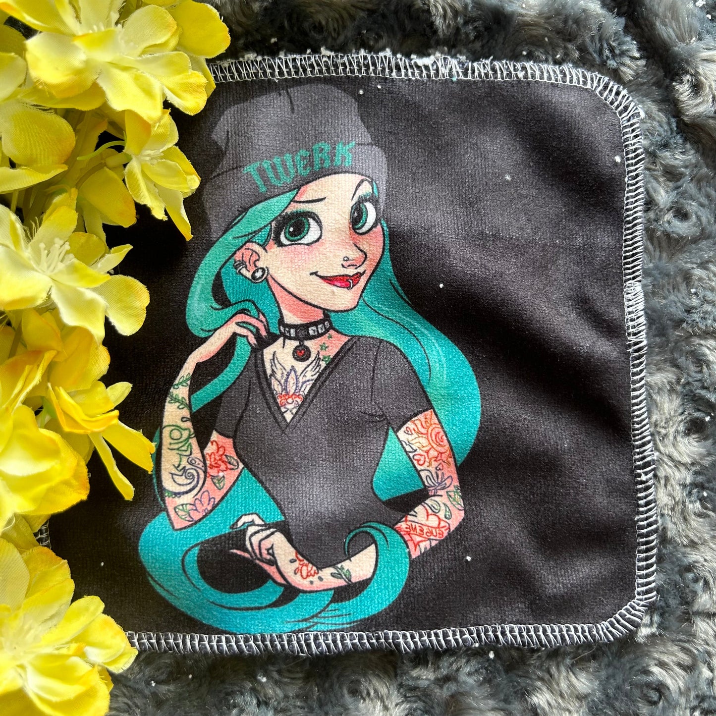 Débarbouillette princesse rebelle