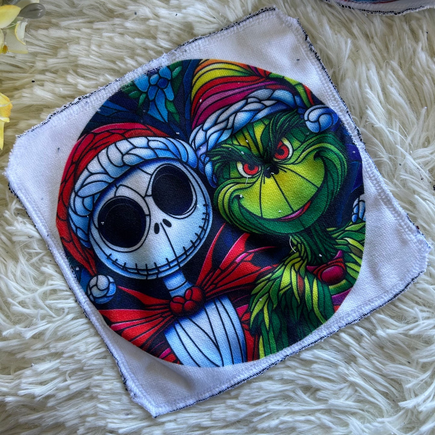 Débarbouillette personnage noel