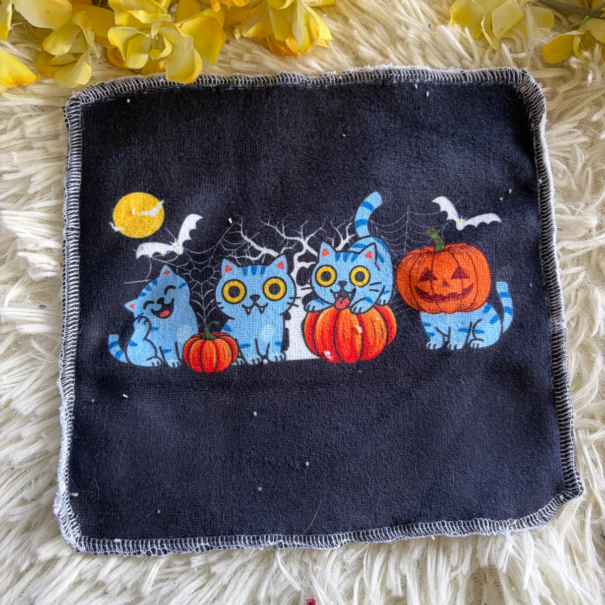 Débarbouillette personnage Halloween jack