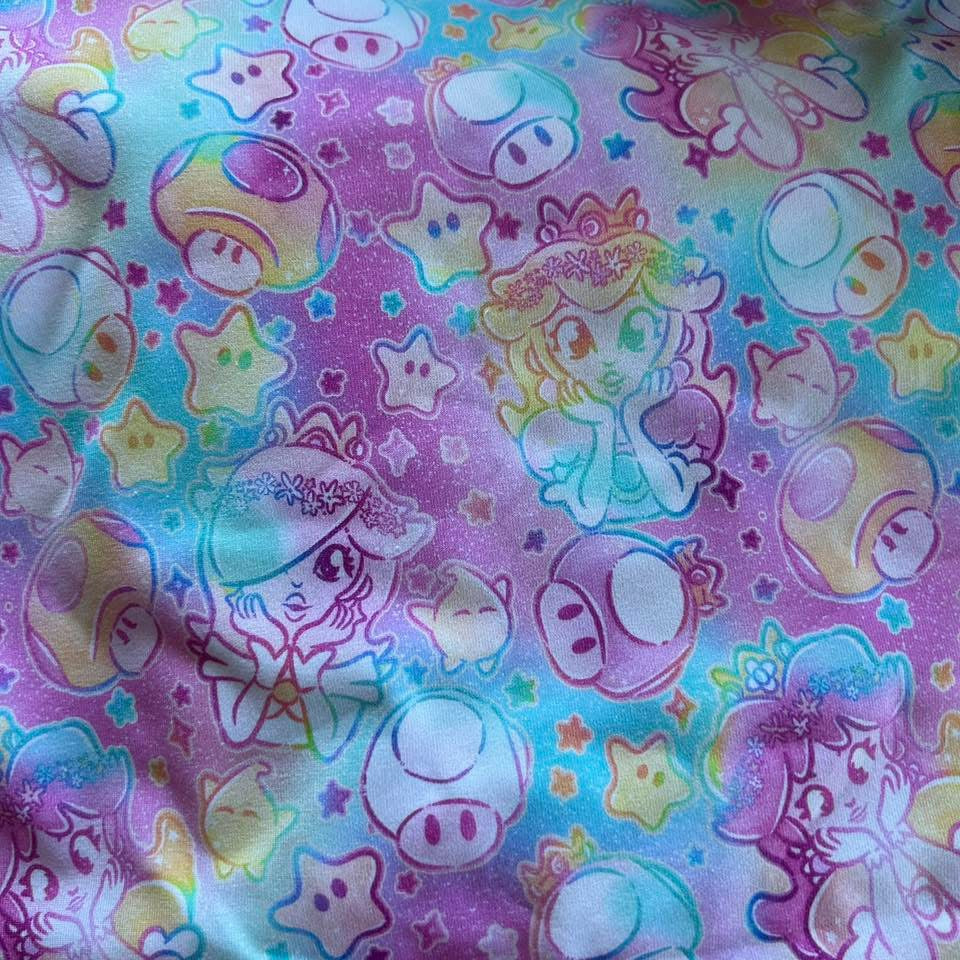 Serviette hygiénique lavable Lycra jeux video toad