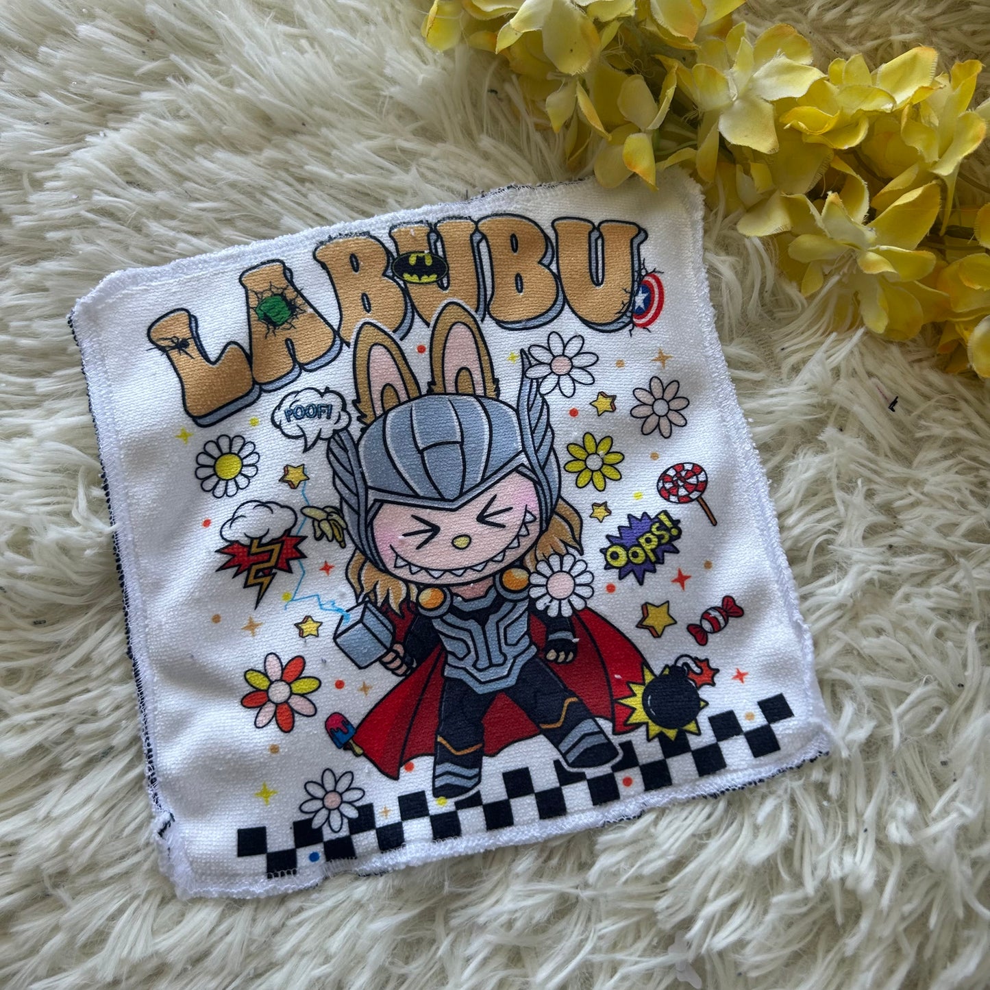 Débarbouillette monstre lafufu