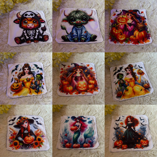Débarbouillette personnage Halloween
