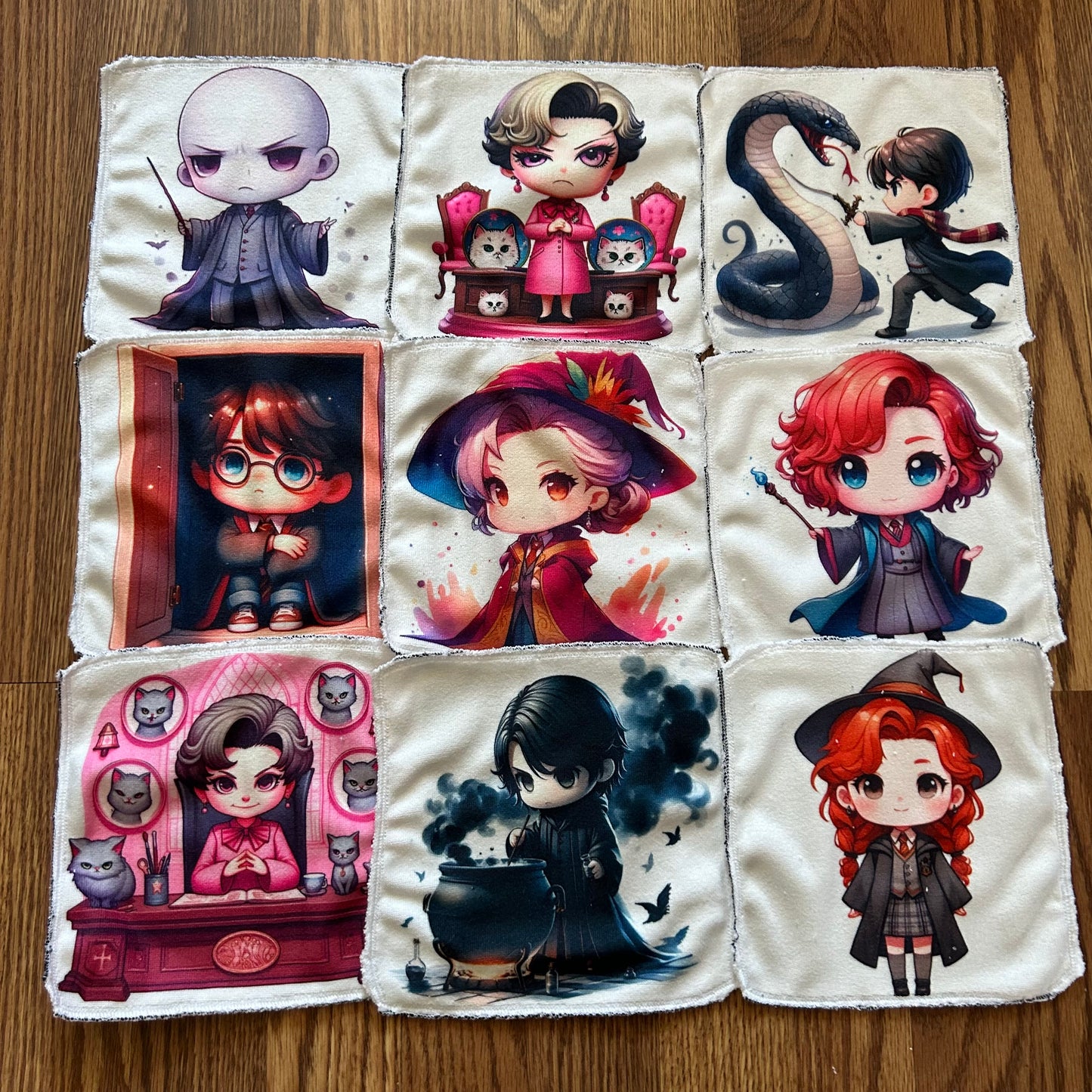 Débarbouillette personnage magie