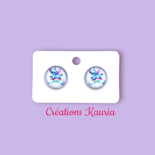 Boucle d’oreille stitch Kauria