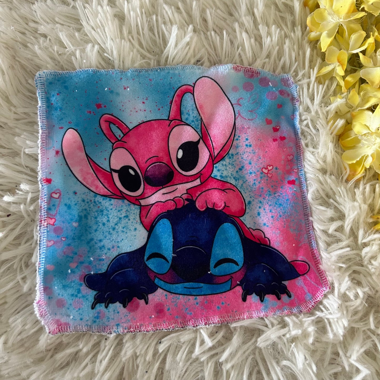 Débarbouillette extraterrestre bleu