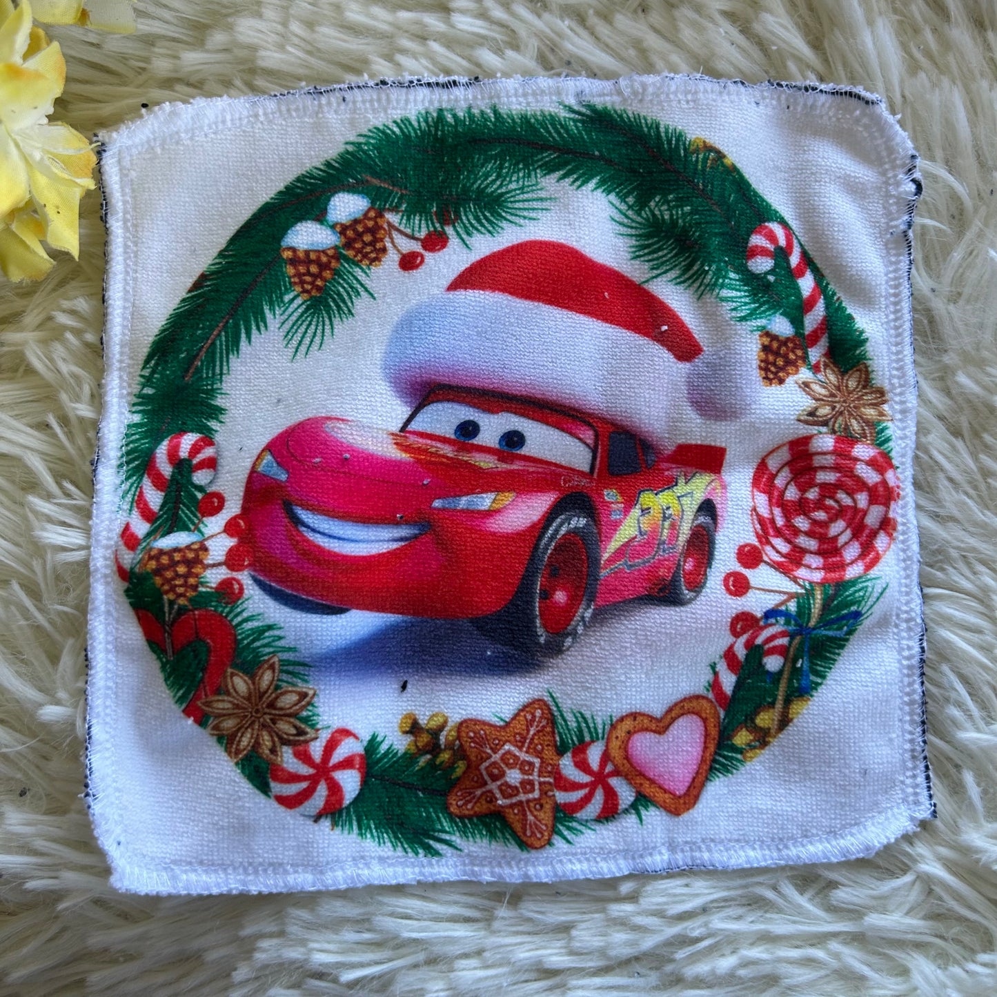 Débarbouillette personnage noel