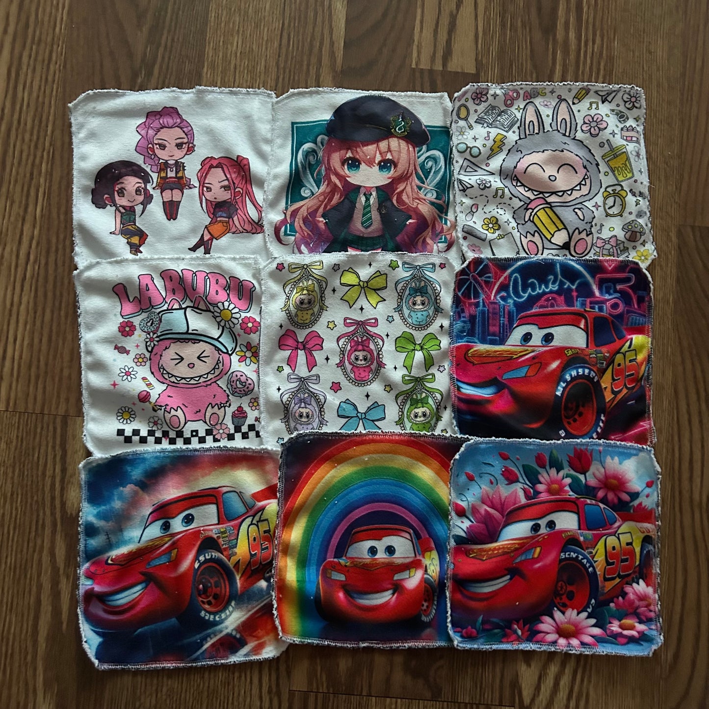 Débarbouillette personnage populaire auto lapin