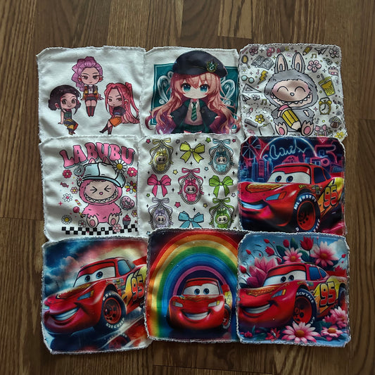 Débarbouillette personnage populaire auto lapin